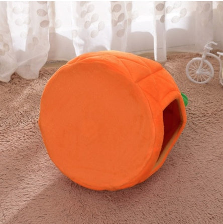 Pineapple fruit pet bed