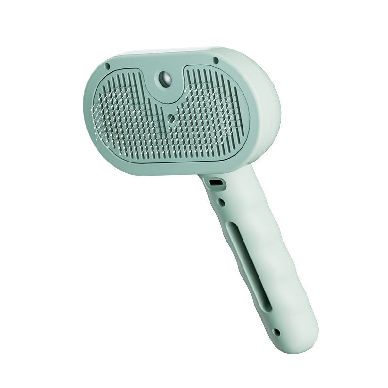 3-in-1 Self-Cleaning Steam Pet Brush For Shedding, Pet Steam Brush, Silicone Bristle Head 360 Rotating Pet Steam Brush