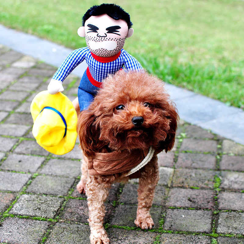 Halloween Pet Costume Pet Dog Funny Clothes Adjustable Dog Cosplay Costume Scary Costume Party