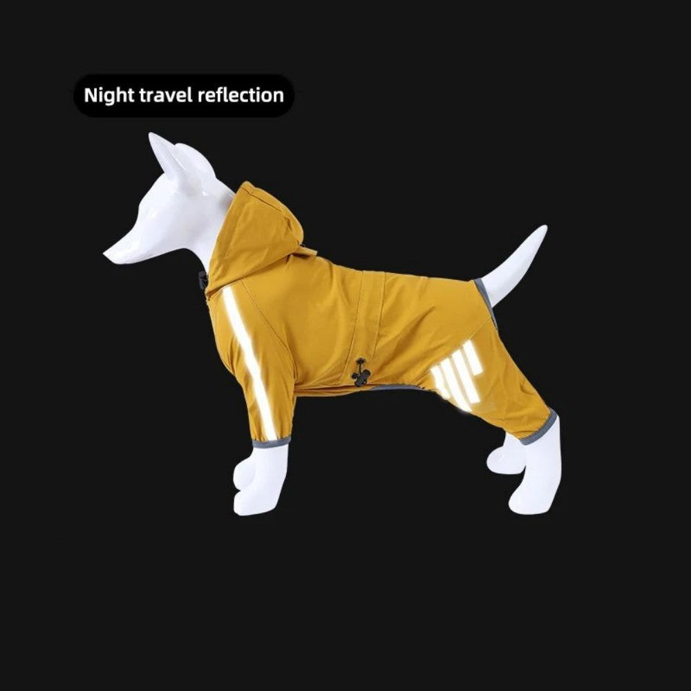 Pet Raincoat Four-legged Raincoat For Dogs Small Dog Outing Clothes Waterproof Clothing Pet Clothing