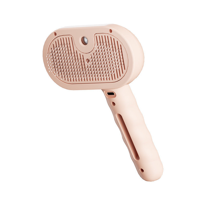 3-in-1 Self-Cleaning Steam Pet Brush For Shedding, Pet Steam Brush, Silicone Bristle Head 360 Rotating Pet Steam Brush